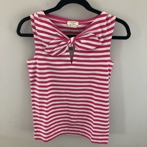 NWT Kate Spade Bow Front Keyhole Pomona Tank